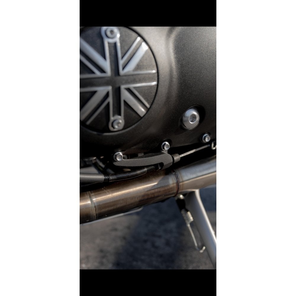 Motone Stilo Type S - Clutch Cable Guide - Stainless BLACK