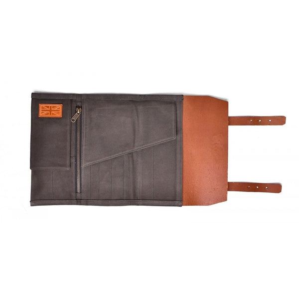 Motone The SCOUT - Leather & Waxed Canvas ToolRoll