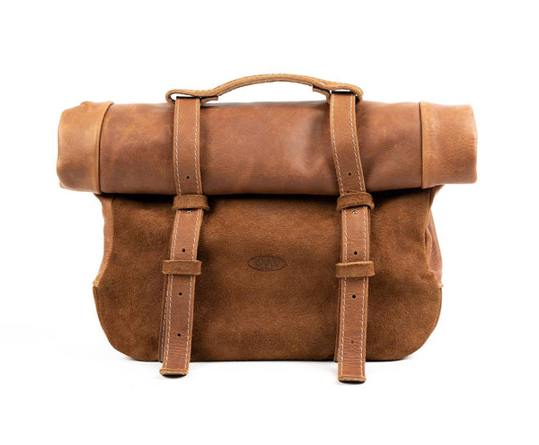 Baak Large Leather Roll Top Pannier