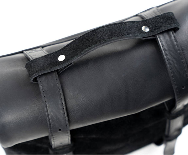 Baak Large Leather Roll Top Pannier