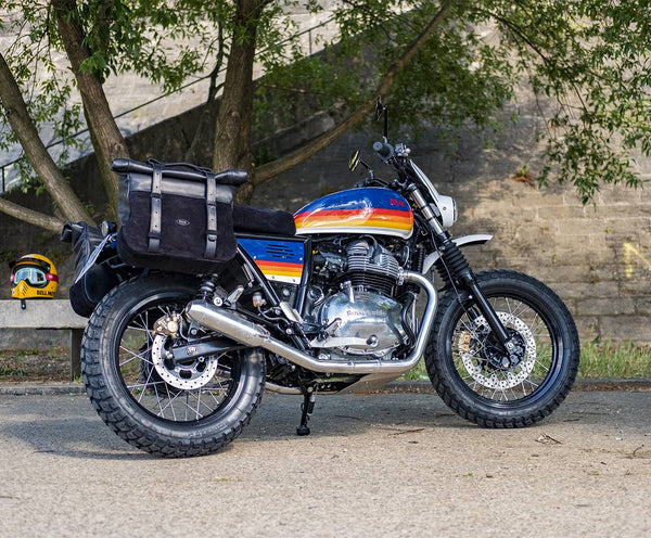 Baak Large Leather Roll Top Pannier