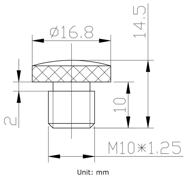 Mirror block off plugs
