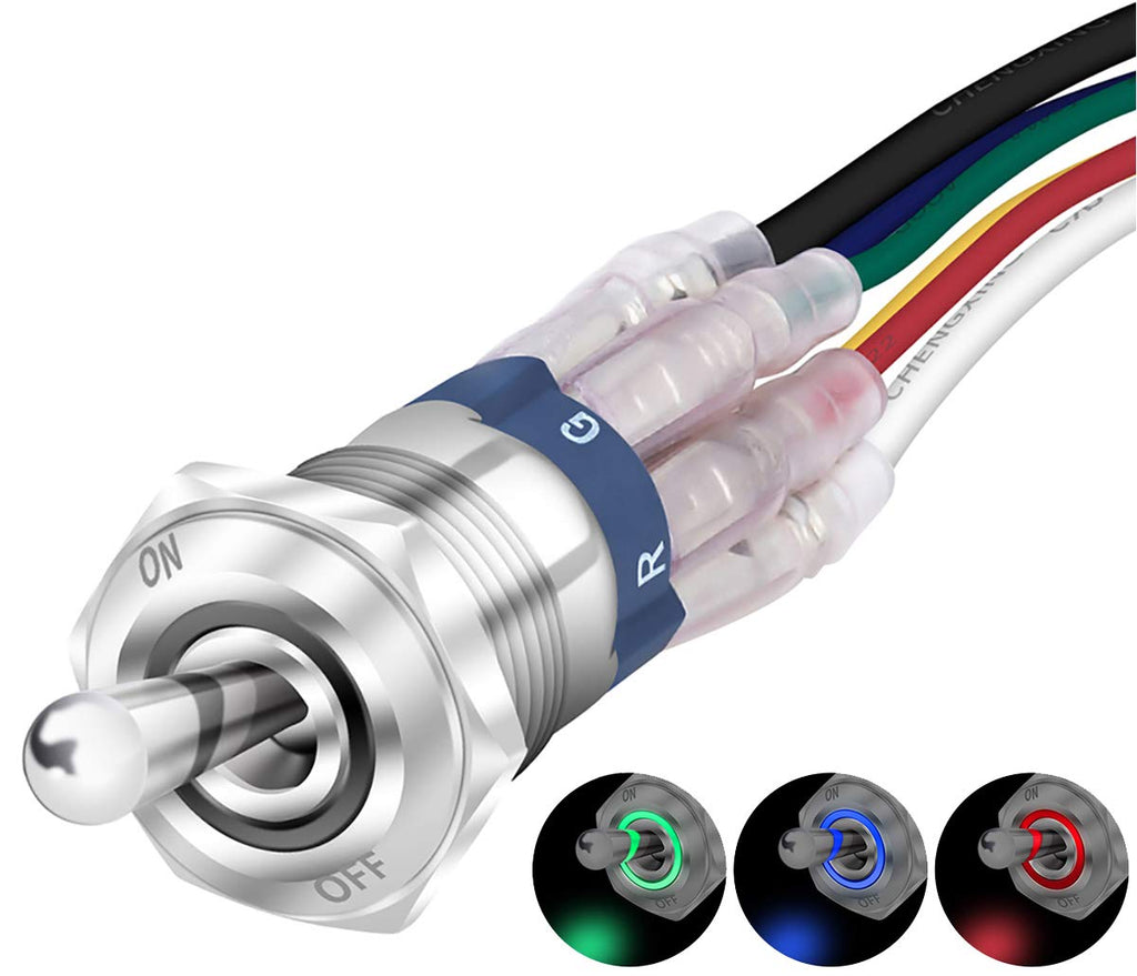 On/ Off toggle lighted switch