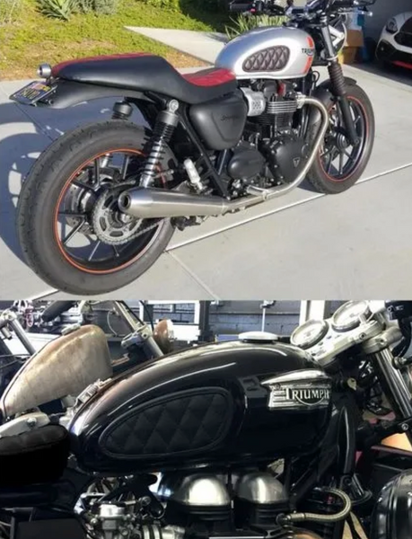 Wilder Factory custom tank knee pads