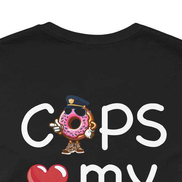 T-Shirt — "Cops Love My Bike" Graphic Tee