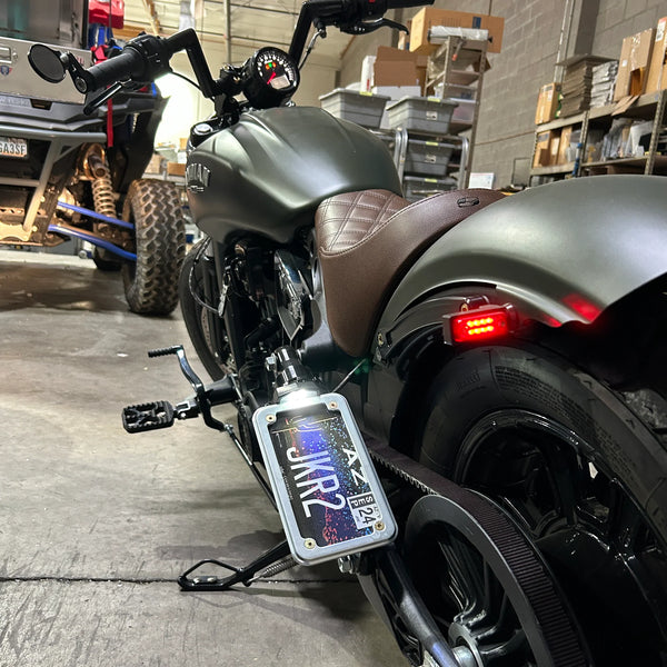 Joker Machine Side Rails for Indian Scout