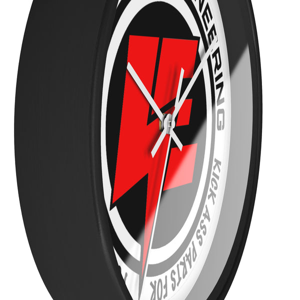Motorcycle Wall Clock — Lossa Engineering Logo Racing Decor