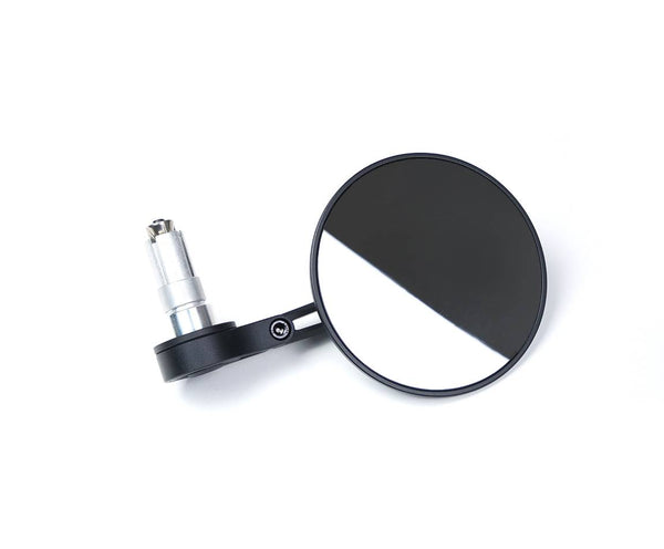 Round Bar End mirror HIGHSIDER MONTANA-SLIM EVO SHORT