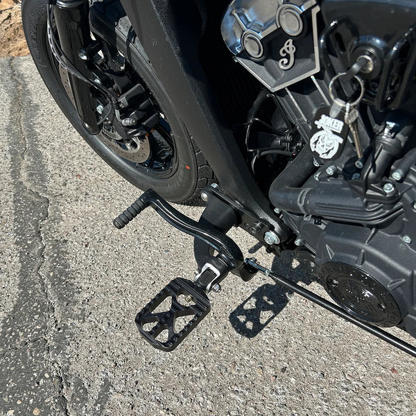 Joker Machine forward control extension kit for Indian Scout