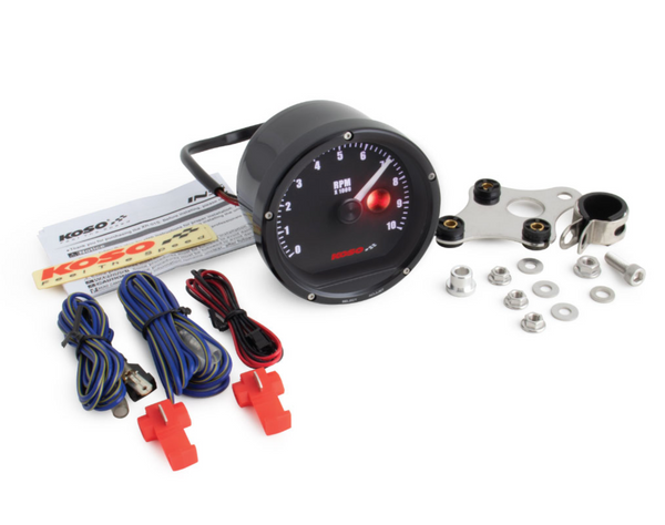 Koso TNT-01R Tachometer with Shift Light - 10,000 RPM