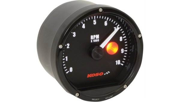 Koso TNT-01R Tachometer with Shift Light - 10,000 RPM