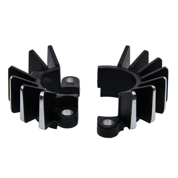 Motone Finned Exhaust Clamps for LC Triumph