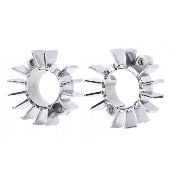 Motone Finned Exhaust Clamps for LC Triumph