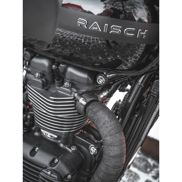 Motone Stealth Exhaust Clamps for LC Triumph