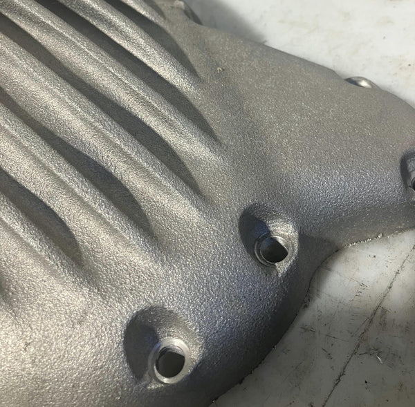 AC Triumph Finned Clutch/Primary Cover RAW EMD