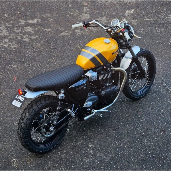 Motone Viper-Mk.II Low Profile Skinny Ribbed Seat For Triumph