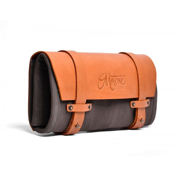 Motone The SCOUT - Leather & Waxed Canvas ToolRoll