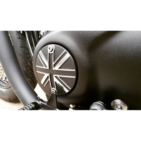 Motone Clutch Cover/ Badge - Union Jack for LC Triumph