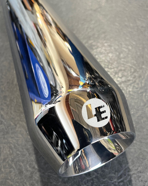 Lossa Engineering reverse cone muffler polished